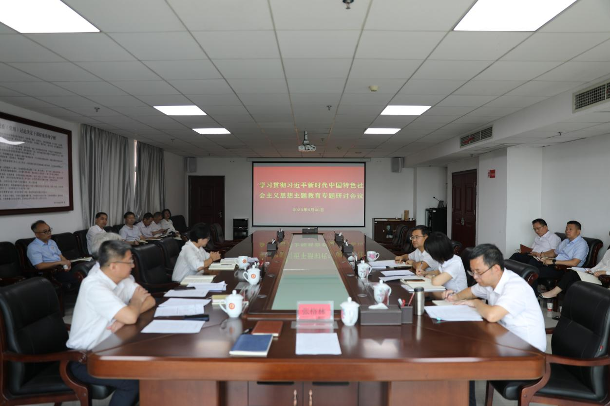 學院黨委理論學習中心組開展主題教育“以學正風”專題研討