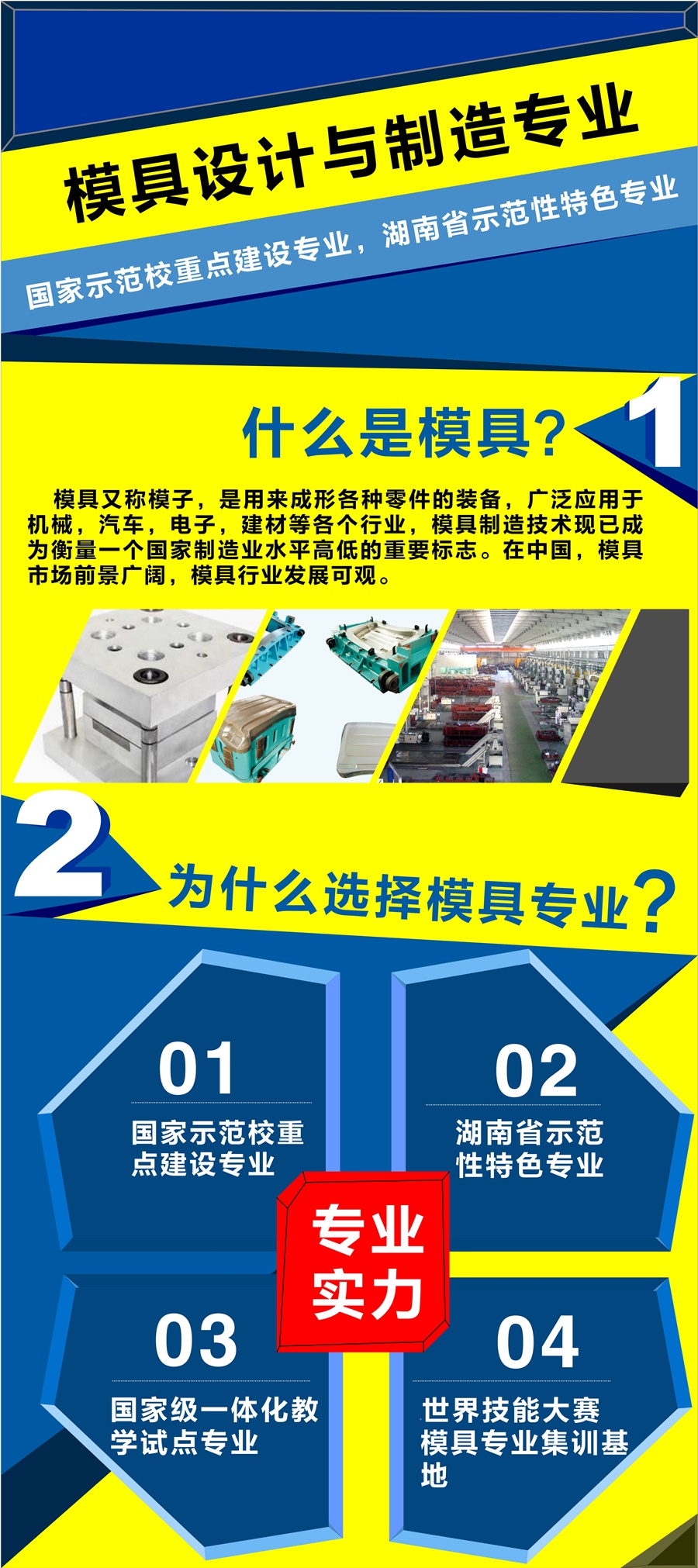 模具設(shè)計(jì)專業(yè)簡(jiǎn)介&模具設(shè)計(jì)專業(yè)訂單班